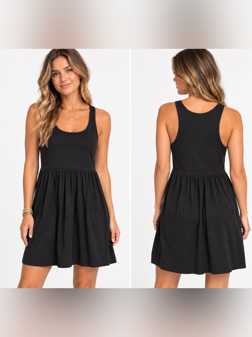 Old Navy Black Tank Babydoll Sundress